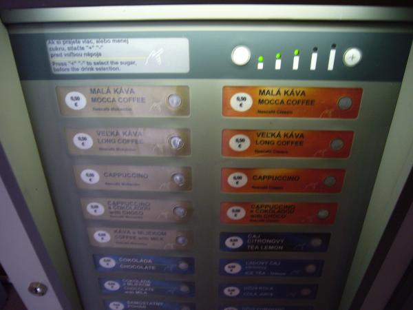 Nabídka - Automat Aso vending